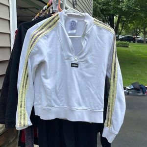 Adidas crop sweatshirt